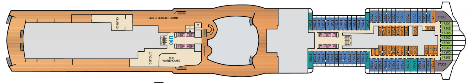 Carnival Cruise Lines Mardi Gras Deck Plans Deck 17.png